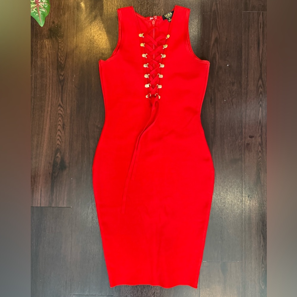 Hera collection bandage Lace-Up Bodycon Dress
